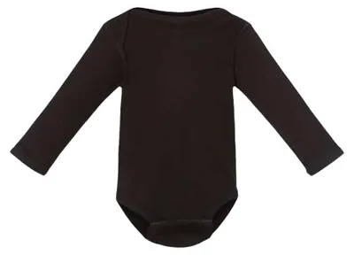 Productafbeelding van Rabbit Skins - Romper met lange mouwen voor baby, model LT2716 (6 maanden) (zwart)