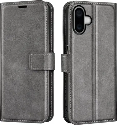 Produktbild von iPhone 16 Hülle - Coverup Deluxe Klapphülle - Grau