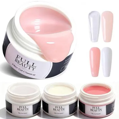 Produktbild von Aufbaugel 15 ml - UV-Gel - Nagelverstärkungs-Gel - Nagelverlängerung - Nagelgel - Natürliches Harz