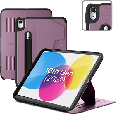 Produktbild von Zugu Case Hülle iPad (10th gen/A16) – Verstellbarer Magnetständer mit 8 Winkeln – Sichere Magnetmontage auf jeder Metalloberfläche – Automatisches Schlafen/Wachen mit schützender magnetischer Abdeckung