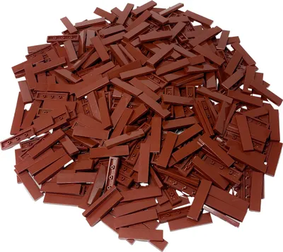 Immagine prodotto di LEGO® 1x4 Tiles Red-brown - 2431 NUOVO! Quantità 50x