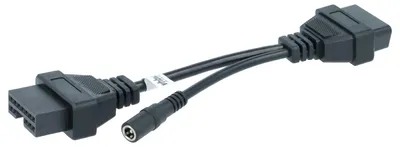 Produktbild von vhbw OBD Adapter 12Pin-OBD1 auf OBD2 kompatibel mit Mitsubishi 12 Pin - 19,8 cm