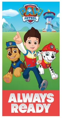 Produktbild von Badetuch Always Ready 70 x 140 cm | Paw Patrol | Strandtuch | Handtuch