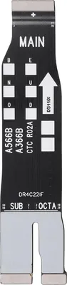 Image de Clappio, câble flexible de carte mère de remplacement pour Galaxy A36, noir