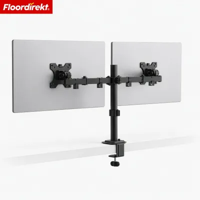 Produktbild von Monitorarm mit Tischklemme, Monitorhalterung 15-32 Zoll, VESA, Doppelarm für 2 Monitore