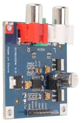 Produktbild von DAC-Decoderplatine, I2S-Eingang, 32-Bit-384K-Modul mit 3,5-mm-Kopfhörerausgang für Leistungsverstärker