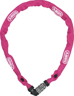 Immagine prodotto di Lucchetto a catena ABUS 1200 Web - Lucchetto con combinazione a 3 cifre - Catena in acciaio temprato - Lucchetto per bici leggero con colori a scelta - Accessori per bici - 60 cm - Rosa