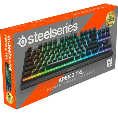 Obrázok produktu pre Steelseries Apex 3 TKL, farba:čierna