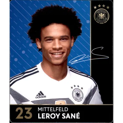 Produktbild von 23 - Leroy Sane - REWE WM18 Sammelkarte