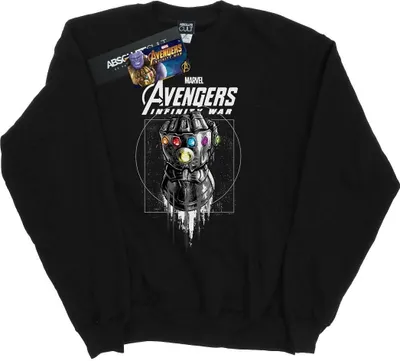 Produktbild von Marvel - "Avengers Infinity War" Sweatshirt für Herren BI10222 (3XL) (Schwarz)