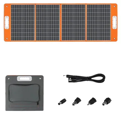 Obrázok produktu pre Prenosná solárna nabíjačka, skladacie prevedenie, viacero výstupných portov, FlashFish TSP18V100W