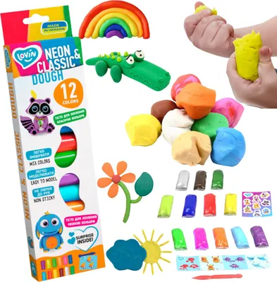 Produktbild von Plastilin-Modelliermasse 12 Farben 41182