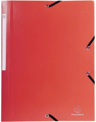 Obrázek produktu pro Exacompta 55805E, A4, Polypropylen (PP), Červená, 200 listy, 240 mm, 320 mm
