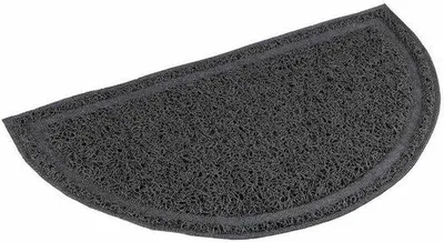 Produktbild von Halbrunder PVC Katzenkorb matt schwarz klein