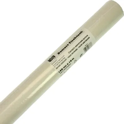 Produktbild von QUICKPACK Tischdecke 10mx1m weiss Damast