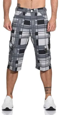 Produktbild von Herren 3/4 Kurze Hose Bermuda Shorts Karo Sommer / Muster 1-30