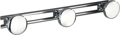 Produktbild von WENKO Hakenleiste Basic mit 3 Haken Edelstahl, rostfrei