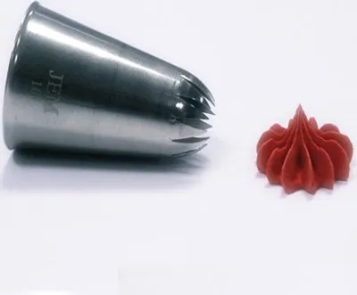 Produktbild von PME JEM Nozzle, Gebäckverzierungsdüse, Gebäckverzierungsbeutel, Edelstahl, Edelstahl, 1,8 cm, 31 mm