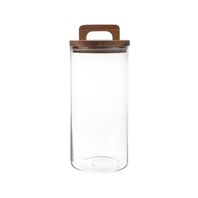 Produktbild von HOMLA CARLOS großer Behälter mit Akaziengriff 1,2 l
