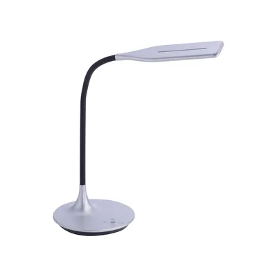 Zdjęcie produktu dla Lampa stołowa LED srebrna, ściemniacz dotykowy, CCT, wys. 67 cm