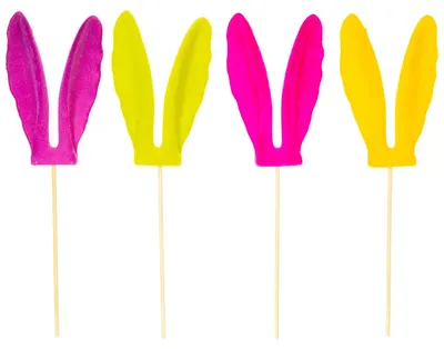 Produktbild von Hasenohren Blumenstecker für frühlingshafte Osterdekoration, 4 Stück