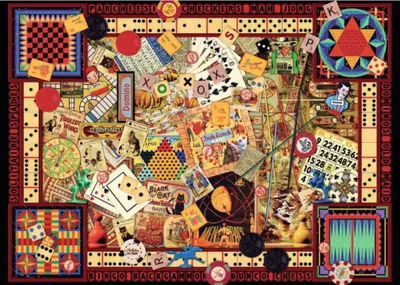 Image de RAVENSBURGER Puzzle Jeux classiques 1000 pièces