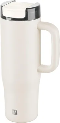 Zdjęcie produktu dla Kubek termiczny Zwilling Thermo Plus 900 ml kremowy ze słomką
