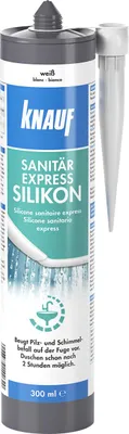 Produktbild von Knauf Sanitär Express Silikon 300 ml weiß