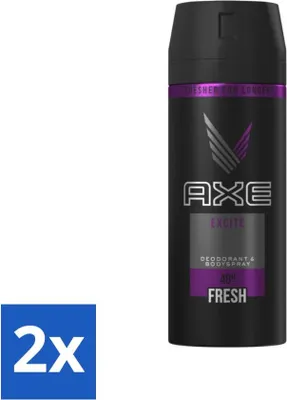 Produktbild von Axe Deodorant Body Spray Excite 150 ml - Vorteilspack - 2 Stücke