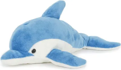 Produktbild von Plüschtier Delfin 31 cm, blau, Delfine Kuscheltiere Stofftiere Delphine Fische Wassertiere