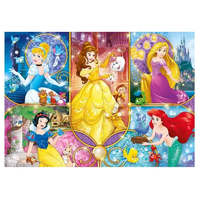 Image de Clementoni - Puzzle Disney Princess Brilliant 104 elementy, oficjalny produkt