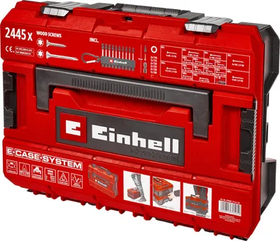Produktbild von Einhell Schraubenset mit Bits in E-Case-Koffer 2.445-teilig