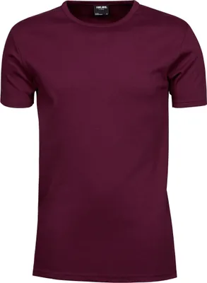 Immagine prodotto di Tee Jays 520 | Maglietta Interlock Bodyfit Uomo - Colore: Vino - Taglia: XL