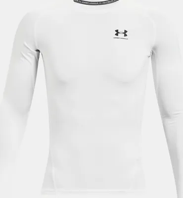 Produktbild von Under Armour Ua Hg Armor Comp Ls-Weiß T-Shirt 1361524-100__LG