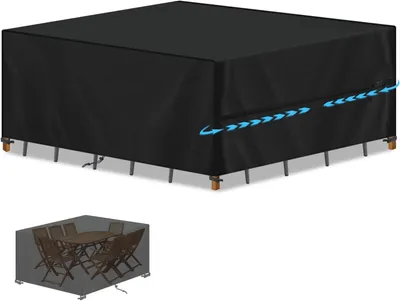 Obrázok produktu pre Ochranný kryt na záhradný nábytok 240x180x75 cm, 420D Oxford, vodotesný, UV odolný, pre záhradný nábytok