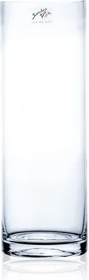 Produktbild von 6er Set Glasvasen Dekogläser CYLI COLD CUT Zylinder H. 30cm D. 10cm Sandra Rich