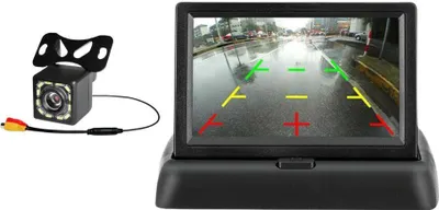 Produktbild von Rückfahrkamera mit 5" LCD Monitor Einparkhilfe Nachtsicht