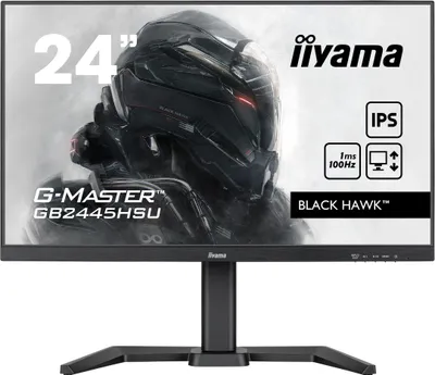 Produktbild von iiyama G-MASTER GB2445HSU-B1, 61 cm (24"), 1920 x 1080 Pixel, Full HD, LED, 1 ms, Schwarz