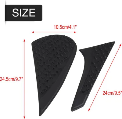 Obrázok produktu pre Pár motocyklov Anti Slip Gas Tank Traction Pad Knee Grip Nálepka pre Kawasaki Z800 13-16