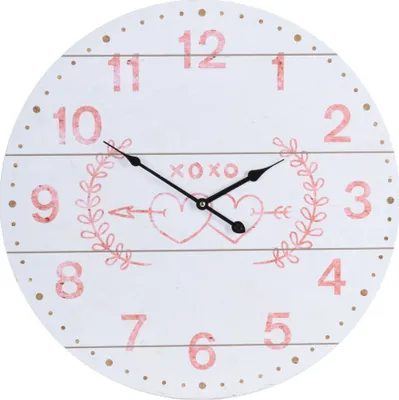 Obrázek produktu pro Dekorativní hodiny Excelent Houseware, MDF, 55 cm, bílé