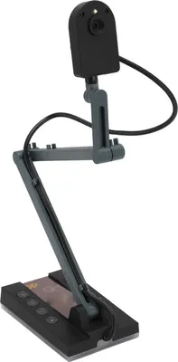 Image de Luocute Caméra document USB 4K avec lumière LED, interface multimédia HD Support de carte mémoire 128G Caméra document 4K pliable, Convient pour les conférences Web d'apprentissage à distance