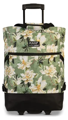 Produktbild von Punta Wheel Print Shoppingroller - Olivgrün