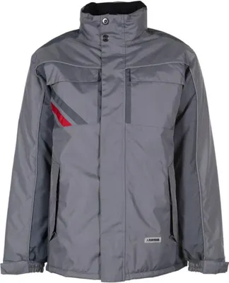Produktbild von Größe XXXL Unisex Planam Highline Winter Winterjacke zink schiefer rot Modell 2301