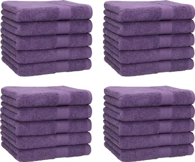 Produktbild von Betz 20 Stück Seiftücher 30x30 cm PREMIUM 100% Baumwolle Set Farbe: lila