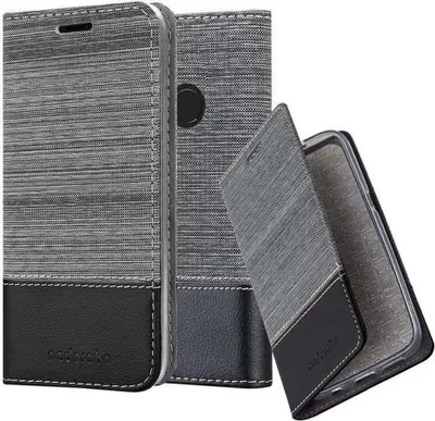 Immagine prodotto di Cadorabo Custodia per Xiaomi Mi A2 LITE / RedMi 6 PRO Custodia protettiva in grigio Custodia per cellulare Custodia a libro Cover