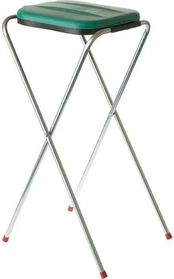 Produktbild von Müllsackständer 116940 Stahlrohr/Kunststoffdeckel 130l