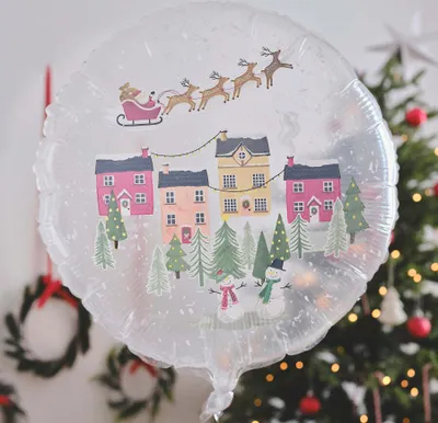 Produktbild von Schneekugel Folienballon 56cm
