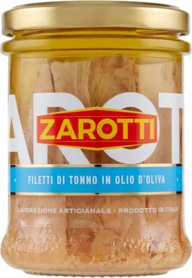 Produktbild von Thunfischfilets in Olivenöl 200g - Zarotti