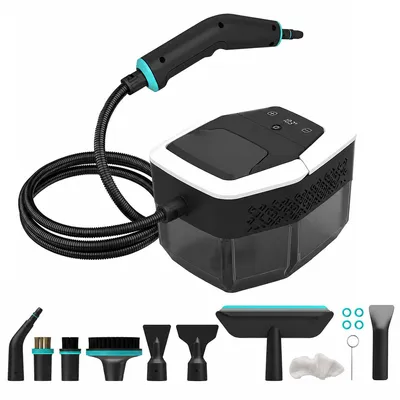 Produktbild von Hand-Dampfstrahler Hochtemperatur-Dampfreiniger 1500W mit großem Wassertank,3 Temperaturstufen,für Küche,Fettentfernung,Bad und Desinfektion
