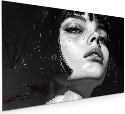 Produktbild von Küchenrückwand Spritzschutz Glas mit Motiv Mystischer Blick 40 x 40 cm